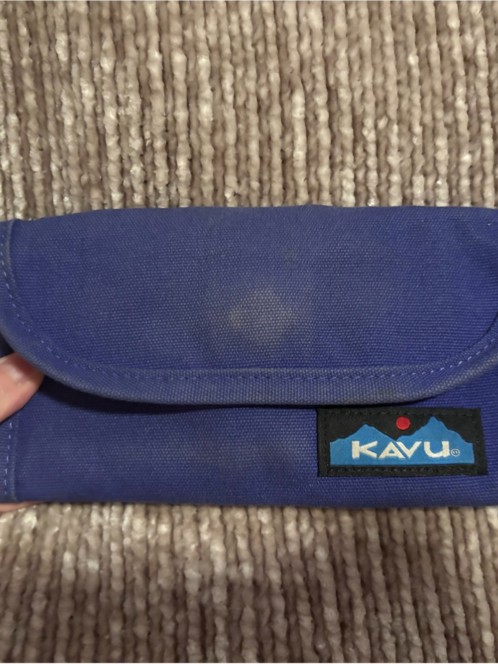 Kavu Royal Blue Canvas wallet